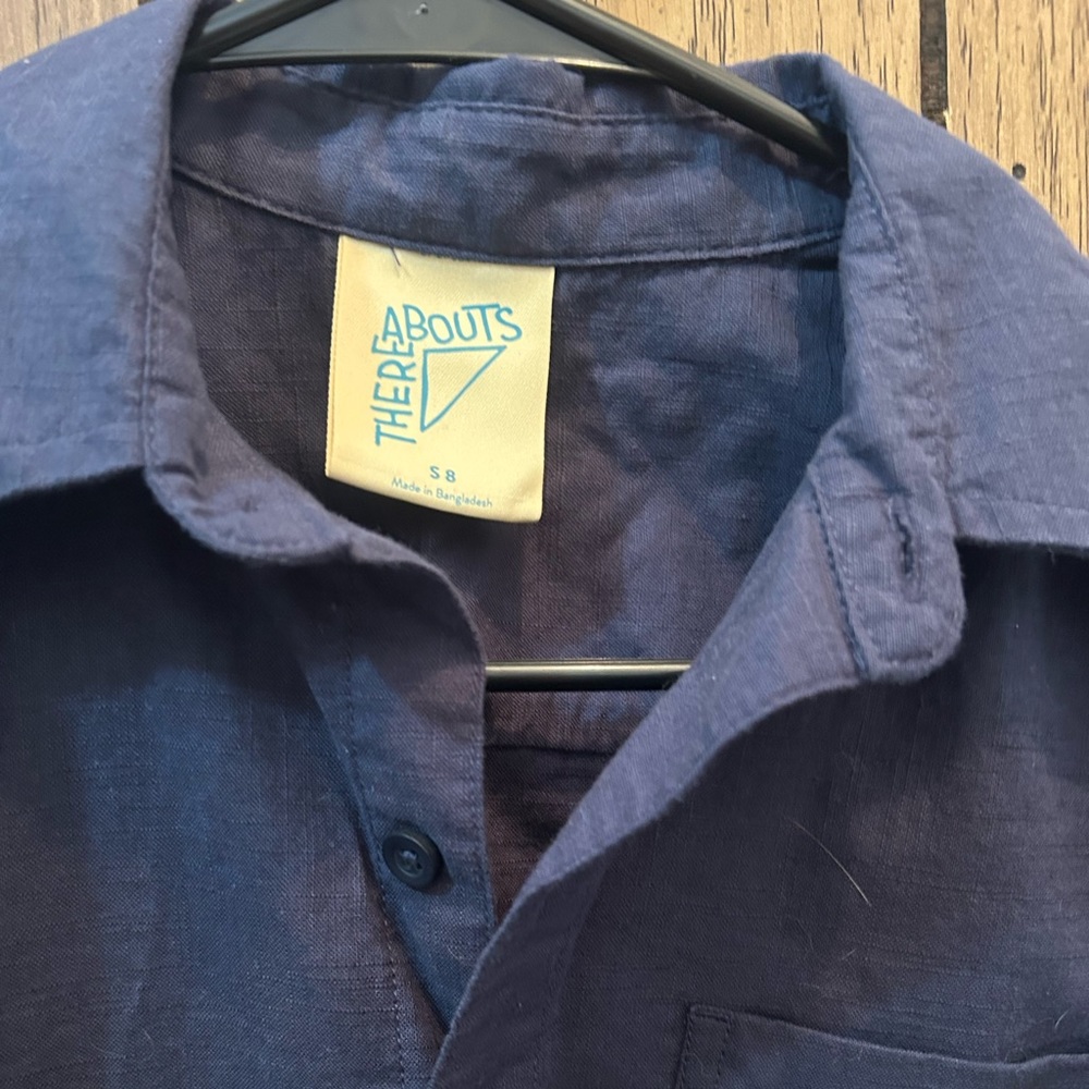 Thereabouts blue button up